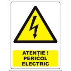 Atentie pericol electric